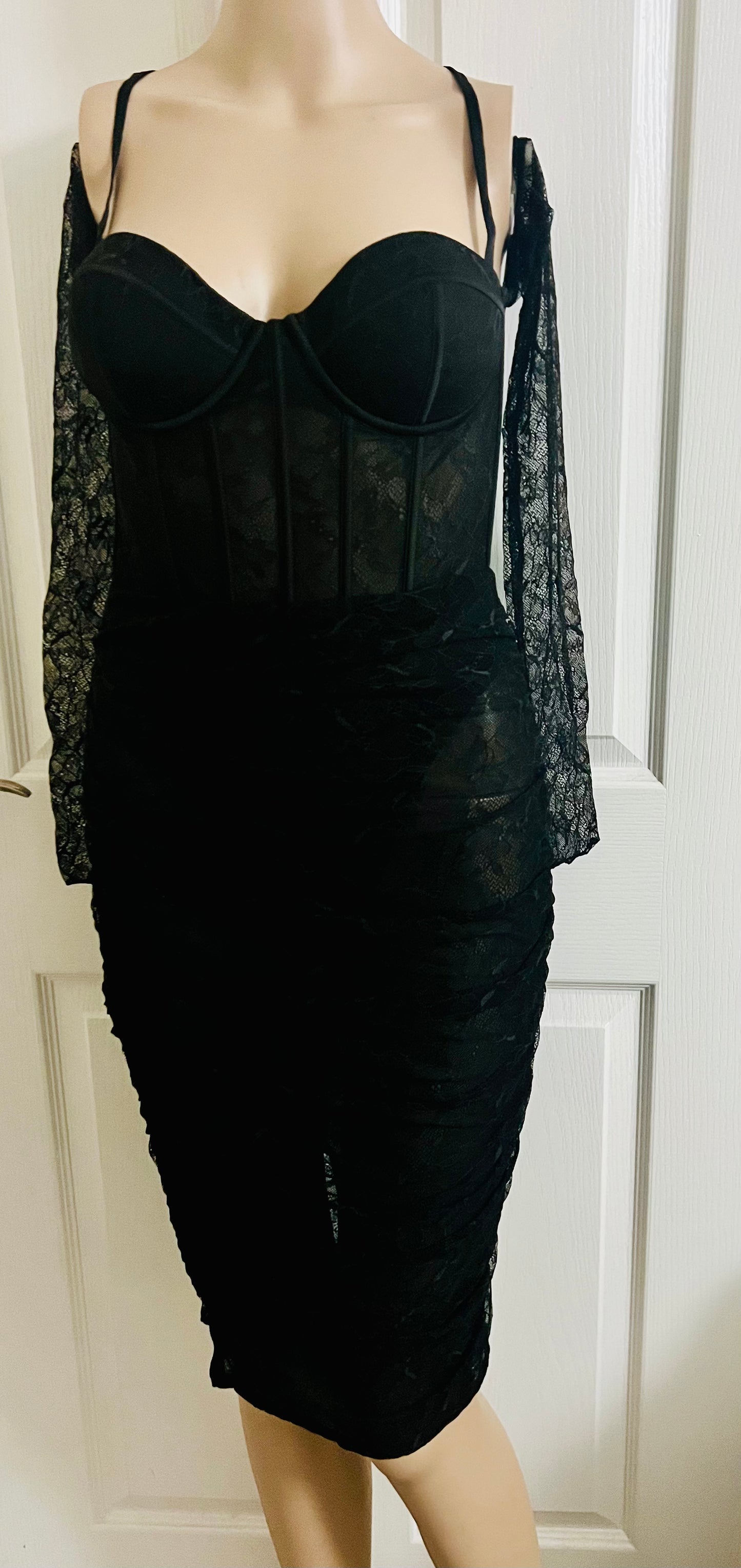 Sheer Lace Dress