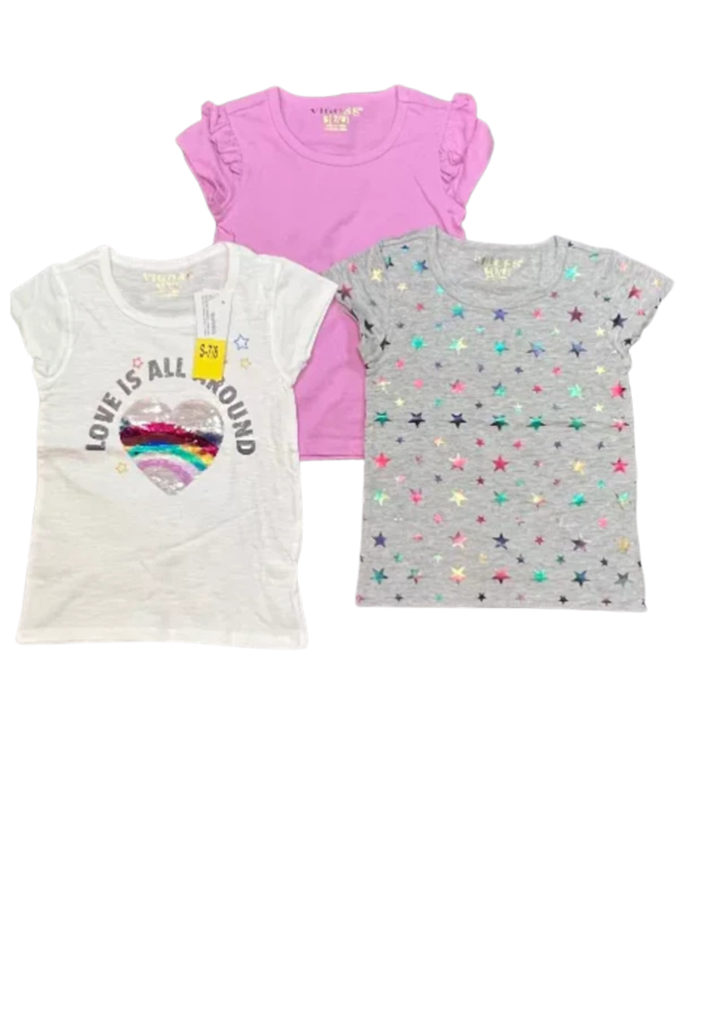 Girls Graphic T-shirt 3pk