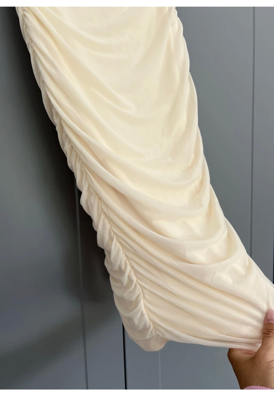 Ruffled Midi Skirt