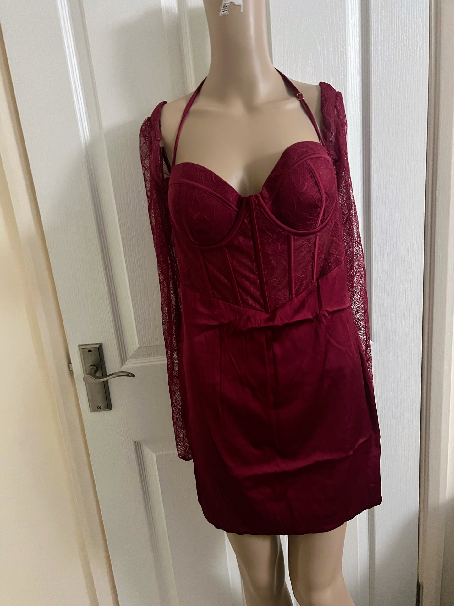Mini Satin Dress