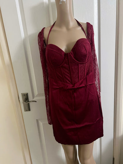 Mini Satin Dress