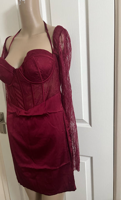 Mini Satin Dress