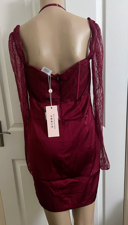 Mini Satin Dress